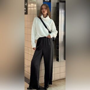 Princess Polly Nixie Pants, Black, Size 6